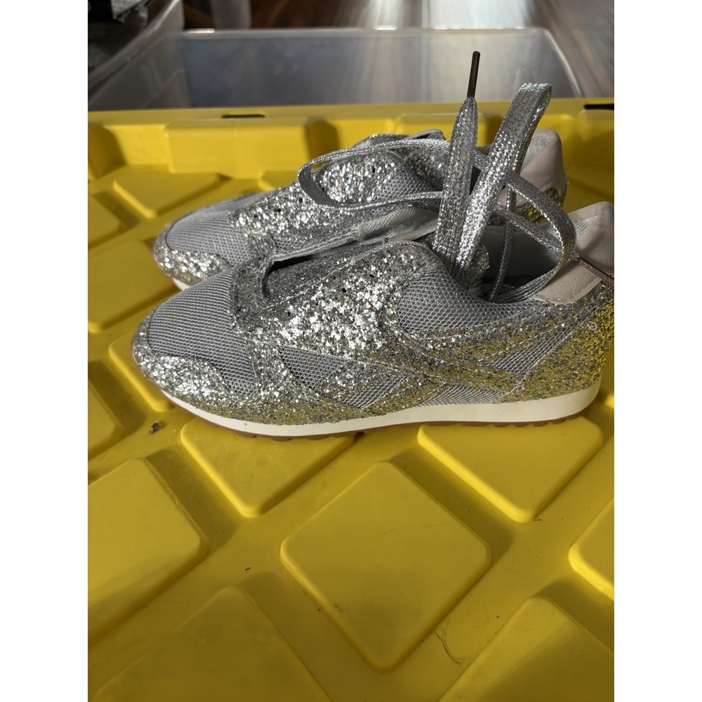 Women's Fashioin Glitter Sparkly Lightweight Metallic Tennis Sneaker Shoes NEW